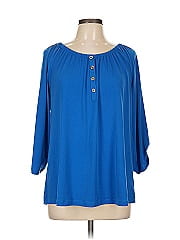 Susan Graver 3/4 Sleeve Blouse