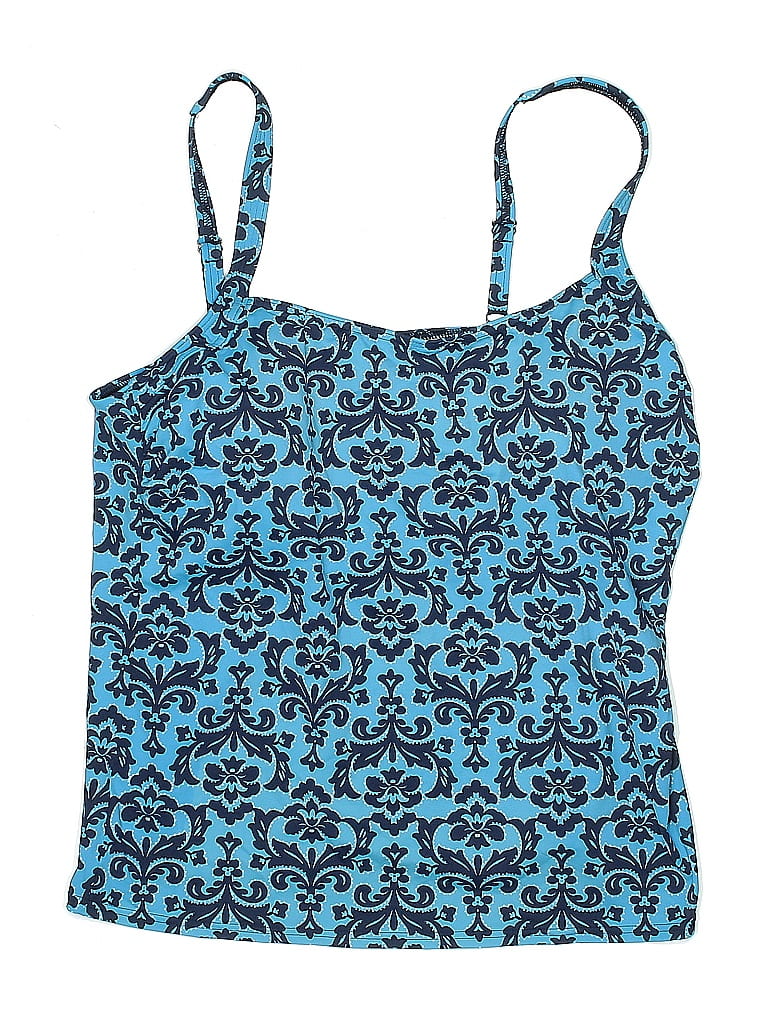 Lands' End Print Blue Swimsuit Top Size 14 53 off ThredUp