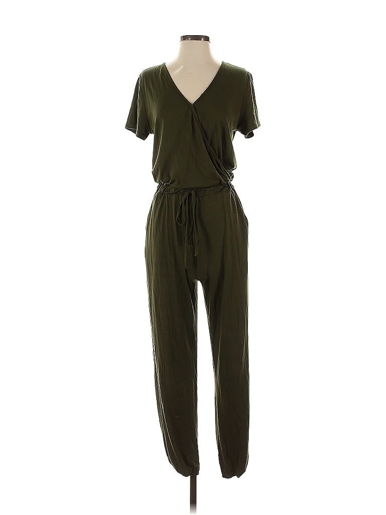 Prettygarden Solid Green Jumpsuit Size S - photo 1