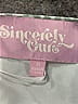 Sincerely Ours 100% Polyester Silver Long Sleeve Blouse Size S - photo 7