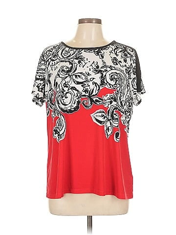 Susan Graver Short Sleeve Blouse (view 1)