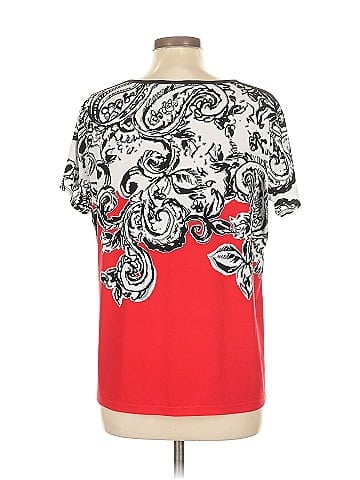 Susan Graver Short Sleeve Blouse (view 2)