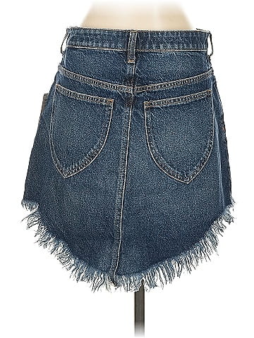 We the Free Denim Skirt (view 2)