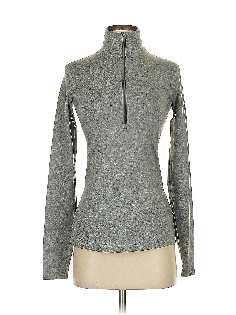 Pre-owned Nike Turtleneck Sweater In Gray