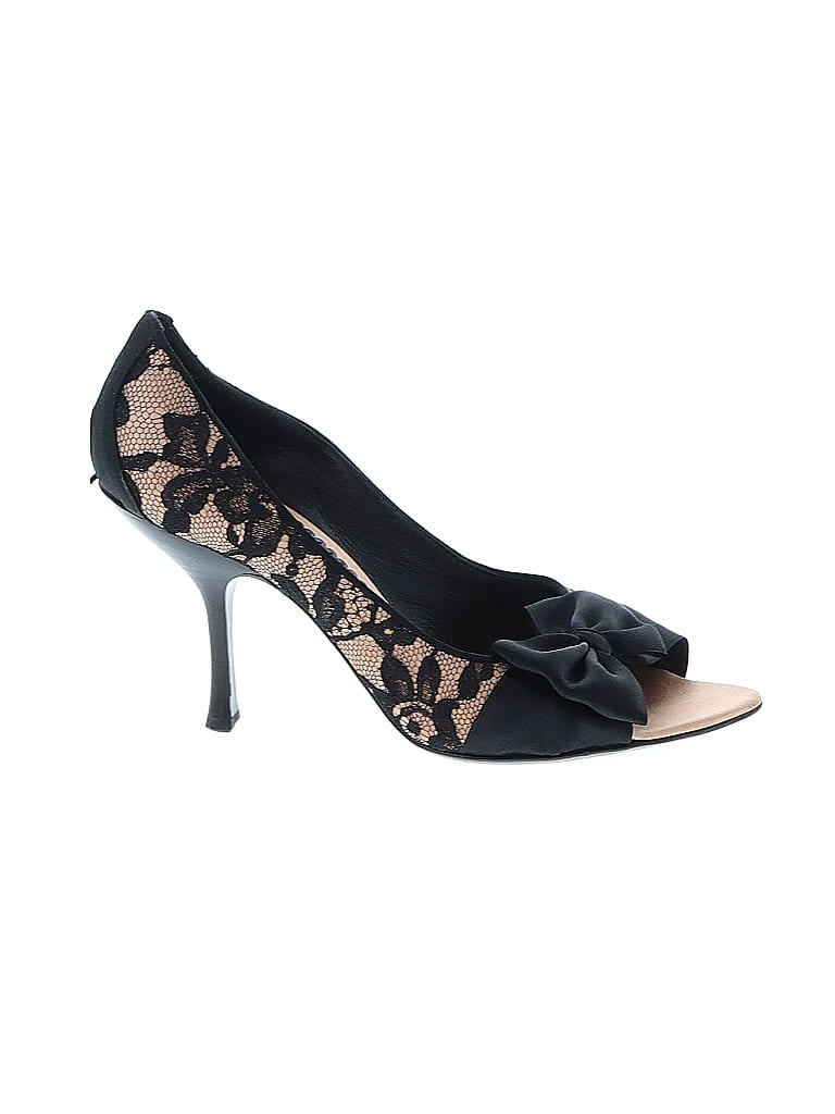Giorgio Armani Black Tan Heels Size EU 40 - photo 1