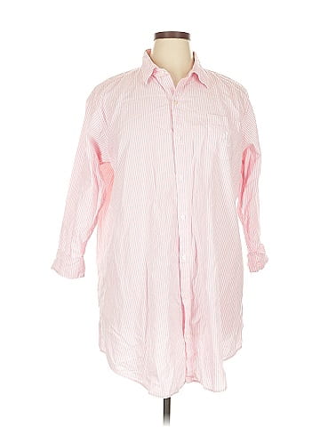 Lauren by Ralph Lauren 3/4 Sleeve Button-Down Shirt (view 1)