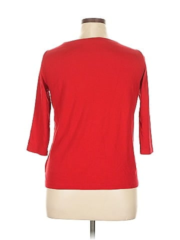 Lauren by Ralph Lauren 3/4 Sleeve T-Shirt (view 2)