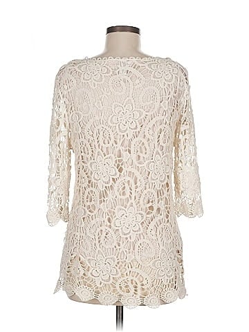 Christopher & Banks 3/4 Sleeve Blouse (view 2)