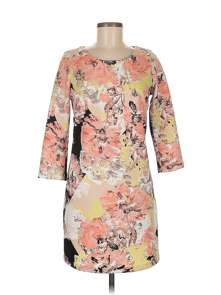 Pre-owned Bar Iii Casual Dress In Orange