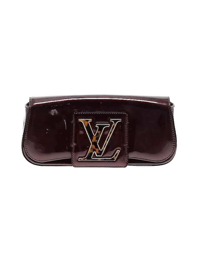 Louis Vuitton 100% Patent Leather Burgundy Patent Leather Vernis Amarante Sobe Clutch One size - photo 1