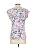 T by Talbots Floral Pink Short Sleeve T-Shirt Size S - photo 2