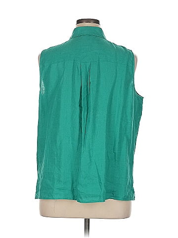 Eileen Fisher Sleeveless Button-Down Shirt (view 2)