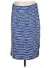 misook Chevron-herringbone Blue Casual Skirt Size M - photo 1