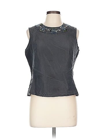 Kate Hill Sleeveless Silk Top (view 1)