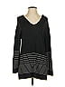 Chico's Design Black Long Sleeve Top Size Med (1) - photo 1