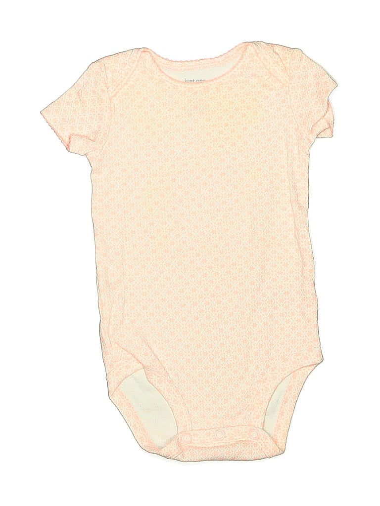 Just One You Made by Carter's Print Yellow Short Sleeve Onesie 3-6 MO / 6 MO - photo 1