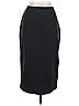 Suzanne Betro Solid Black Casual Skirt Size L - photo 1