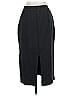 Suzanne Betro Solid Black Casual Skirt Size L - photo 2