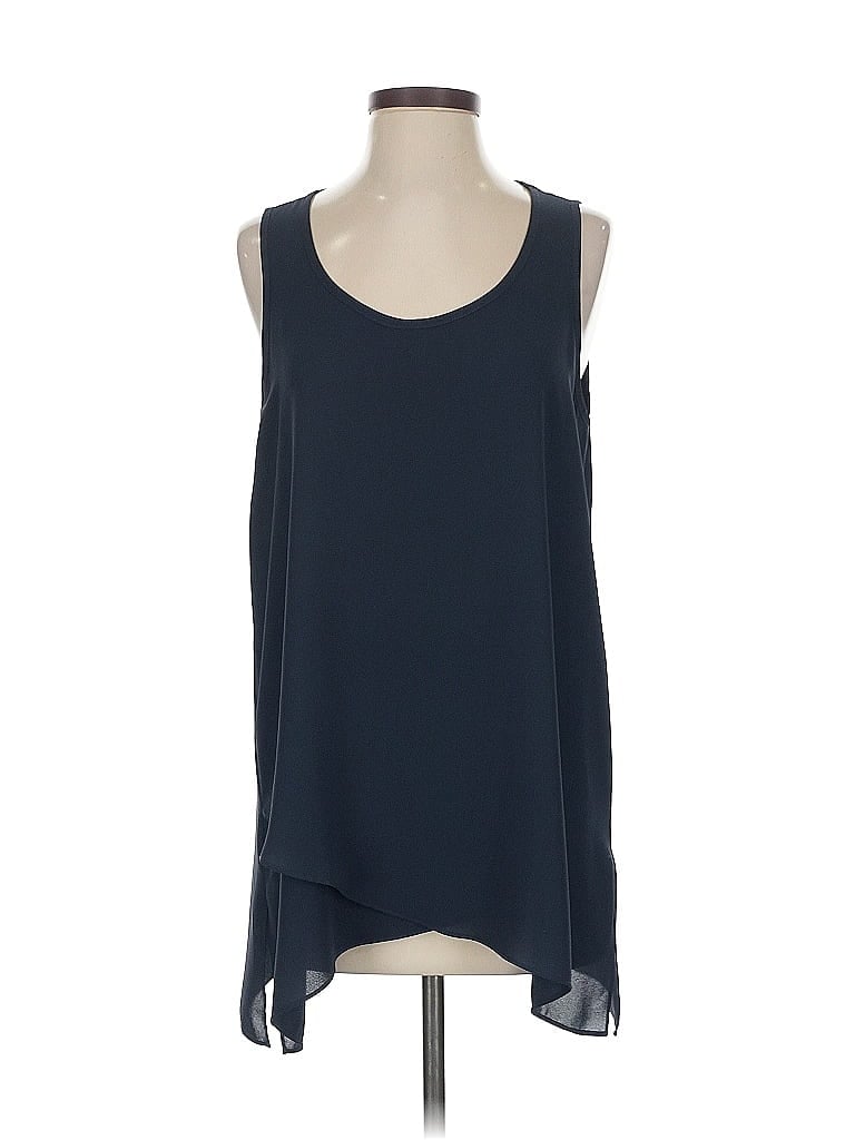 Pleione 100% Polyester Blue Sleeveless T-Shirt Size S - photo 1
