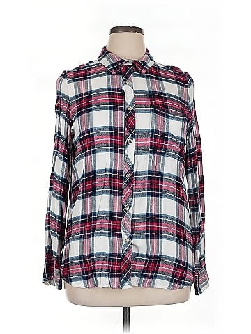 MELLODAY Long Sleeve Button-Down Shirt (view 1)