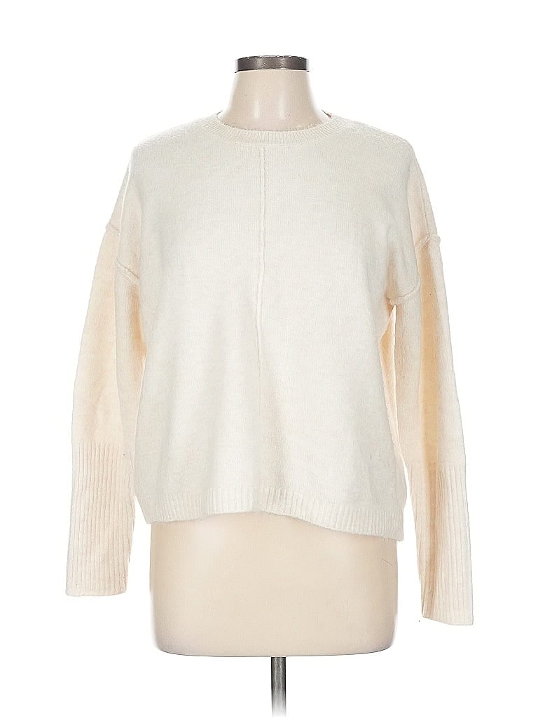 Pre-owned Assorted Brands Pullover Sweater In White