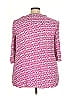 Woman Within 100% Rayon Pink Short Sleeve Blouse Size 22 - photo 2
