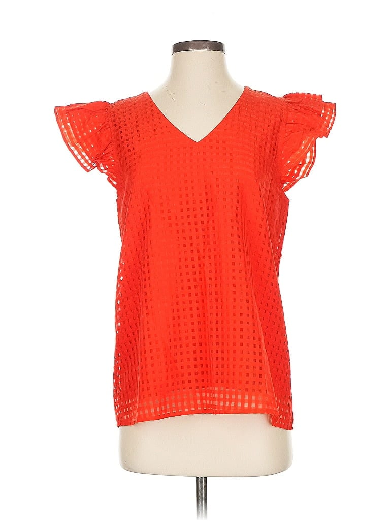 Click to view more detailed imagery on our partner's website Pre-owned Jodifl Short Sleeve Blouse In Red