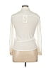 Sézane 100% Silk Ivory Long Sleeve Silk Top Size 34 waist - photo 2