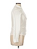 Sézane 100% Silk Ivory Long Sleeve Silk Top Size 34 waist - photo 3