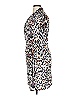 Karen Kane Animal Print Ivory 3/4 Sleeve Button-Down Shirt Size XL - photo 4
