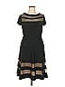 R&M Richards Solid Black Cocktail Dress Size 14 - photo 1