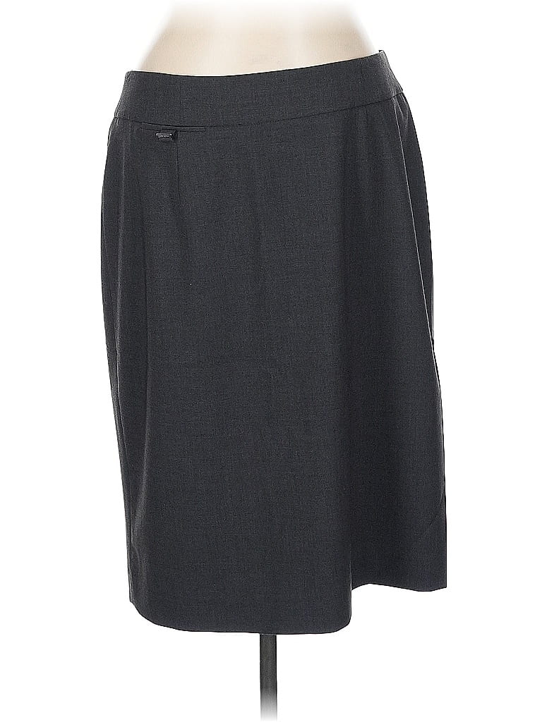Pre-owned Calvin Klein Casual Skirt In Gray