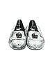 Chanel Metallic Silver 2015 Leather Camellia Accent Loafers Size EU 39 1/2 - photo 2