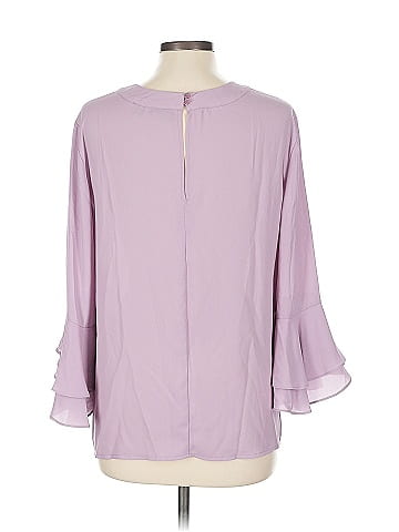 Soho JEANS NEW YORK & COMPANY 3/4 Sleeve Blouse (view 2)