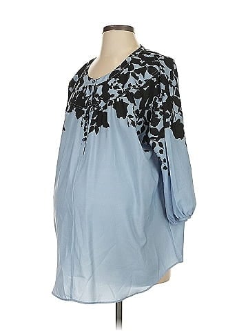 Motherhood 3/4 Sleeve Blouse (view 1)