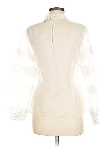 White House Black Market Long Sleeve Blouse (view 2)