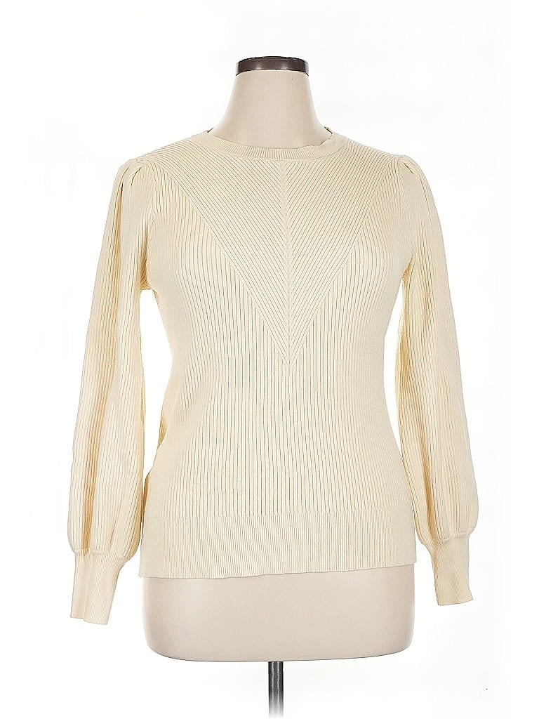 Tecrew Ivory Pullover Sweater Size XL - photo 1