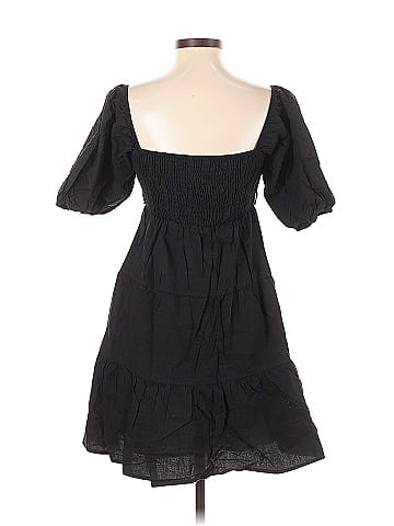 Sim & Sam 100% Cotton Black Cocktail Dress Size S