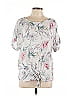 Buffalo by David Bitton 100% Viscose White Short Sleeve Blouse Size L - photo 1