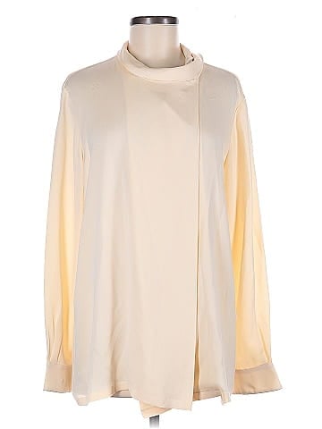 Max Mara Long Sleeve Silk Top (view 1)