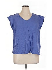Three Dots Short Sleeve Top