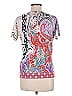 ETRO Purple Ivory Silk Pullover Sweater Size EU (IT) 46 / US 10 - photo 2