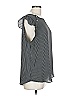 Ann Taylor LOFT Outlet 100% Polyester Gray Sleeveless Blouse Size L - photo 3