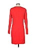Assorted Brands Solid Red Casual Dress Size S - photo 2