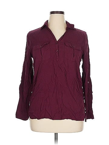 Magellan Outdoors Long Sleeve Blouse (view 1)