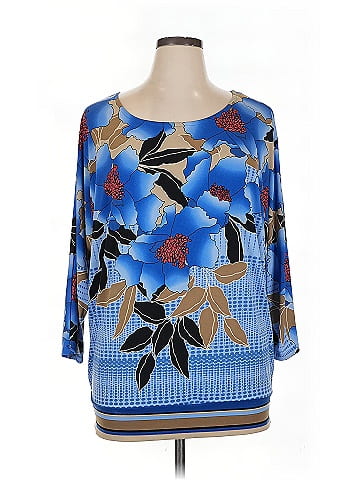 JM Collection 3/4 Sleeve T-Shirt (view 1)