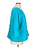 bryn WALKER 100% Linen Teal Blue 3/4 Sleeve Blouse Size 1X - photo 3