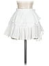 LoveShackFancy 100% Cotton Solid White Casual Skirt Size 1 - photo 2