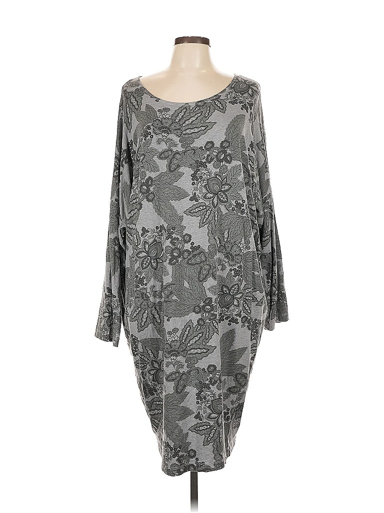 bryn WALKER Graphic Gray Cocktail Dress Size L - photo 1