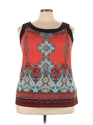 Roz & Ali Sleeveless Blouse (view 1)